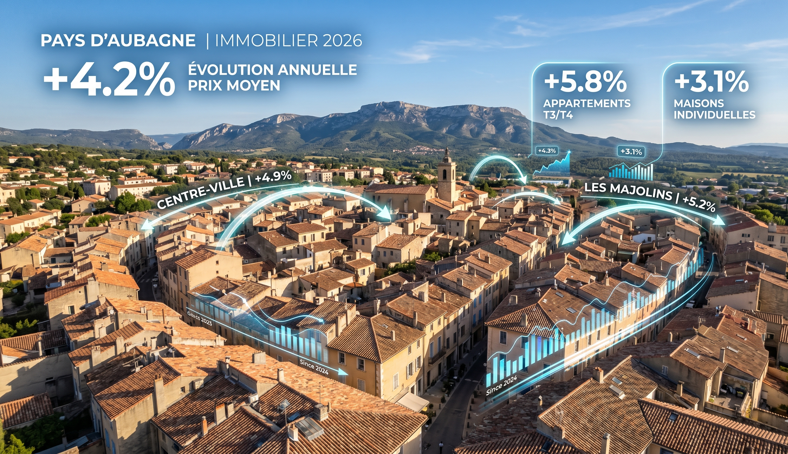 Le marché immobilier dans le Pays d'Aubagne en 2026
